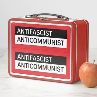 Antifascist Anticommunist Lunchbox