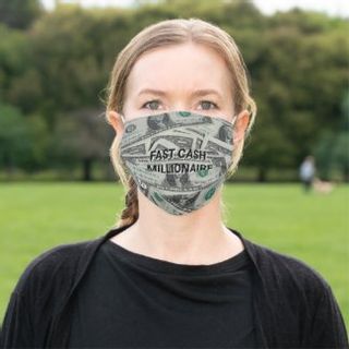 Dollar Dollar Pleated Mask2